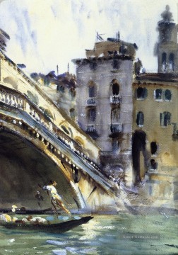 Klassische Venedig Werke - Die Rialto John Singer Sargent Venedig